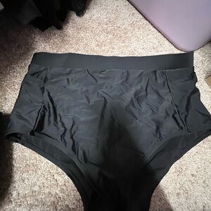 Torrid Black High-Waisted Bikini Bottom